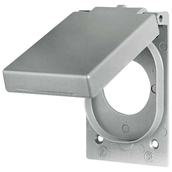 Bryant Electric - Weatherproof Box Covers Cover Shape: Rectangle Number of Holes in Outlet: 1 - Americas Industrial Supply