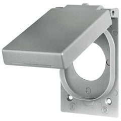 Bryant Electric - Weatherproof Box Covers Cover Shape: Rectangle Number of Holes in Outlet: 1 - Americas Industrial Supply