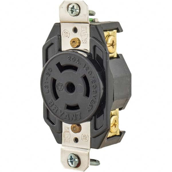 Bryant Electric - Twist Lock Receptacles Receptacle/Part Type: Receptacle Gender: Female - Americas Industrial Supply