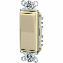 Bryant Electric - Wall & Dimmer Light Switches Switch Type: NonDimmer Switch Operation: Rocker - Americas Industrial Supply