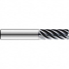 SGS - 8mm, 24mm LOC, 8mm Shank Diam, 75mm, 7 Flute Solid Carbide Square End Mill - Americas Industrial Supply