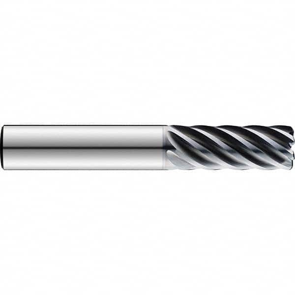 SGS - 12mm Diam 7 Flute Solid Carbide 1mm Corner Radius End Mill - Americas Industrial Supply