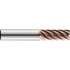 SGS - 12mm Diam 7 Flute Solid Carbide 0.5mm Corner Radius End Mill - Americas Industrial Supply