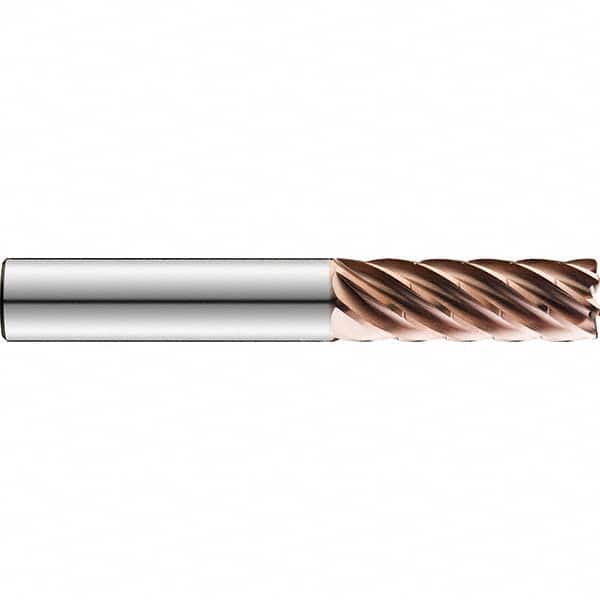 SGS - 1/2" Diam 7 Flute Solid Carbide 0.06" Corner Radius End Mill - Americas Industrial Supply