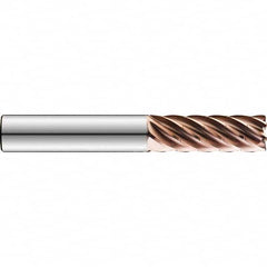 SGS - 1/4" Diam 7 Flute Solid Carbide 0.015" Corner Radius End Mill - Americas Industrial Supply
