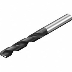 Sandvik Coromant - 6.1mm 140° Spiral Flute Solid Carbide Screw Machine Drill Bit - Americas Industrial Supply