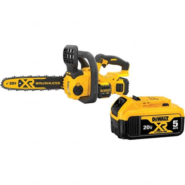 DeWALT - Chainsaws Type of Power: Battery Voltage: 20 - Americas Industrial Supply