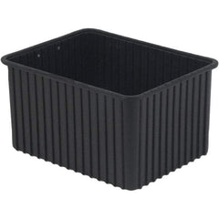 LEWISBins+ - 17-3/8" Wide x 12" High, Black Bin Divider Box - Use with DV17120 Short, DV22120 Long - Americas Industrial Supply