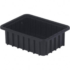 LEWISBins+ - 8-3/8" Wide x 3-1/2" High, Black Bin Divider Box - Use with DV0835 Short, DV1035 Long - Americas Industrial Supply