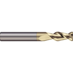 Micro 100 - Corner Radius & Corner Chamfer End Mills; Mill Diameter (Inch): 1/2 ; Mill Diameter (Decimal Inch): 0.5000 ; End Type: Corner Radius ; Corner Radius (Decimal Inch): 0.0300 ; Number of Flutes: 3 ; Material: Solid Carbide - Exact Industrial Supply