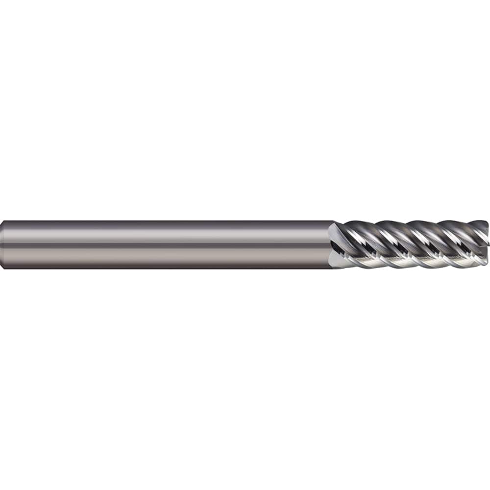 Micro 100 - Corner Radius & Corner Chamfer End Mills; Mill Diameter (Inch): 3/16 ; Mill Diameter (Decimal Inch): 0.1875 ; End Type: Corner Radius ; Corner Radius (Decimal Inch): 0.0100 ; Number of Flutes: 5 ; Material: Solid Carbide - Exact Industrial Supply