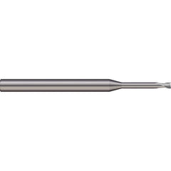 Corner Radius End Mill: 0.4724″ Dia, 0.4724″ LOC, 2 Flutes, Solid Carbide 30 ° Helix, Bright/Uncoated, Corner Radius End