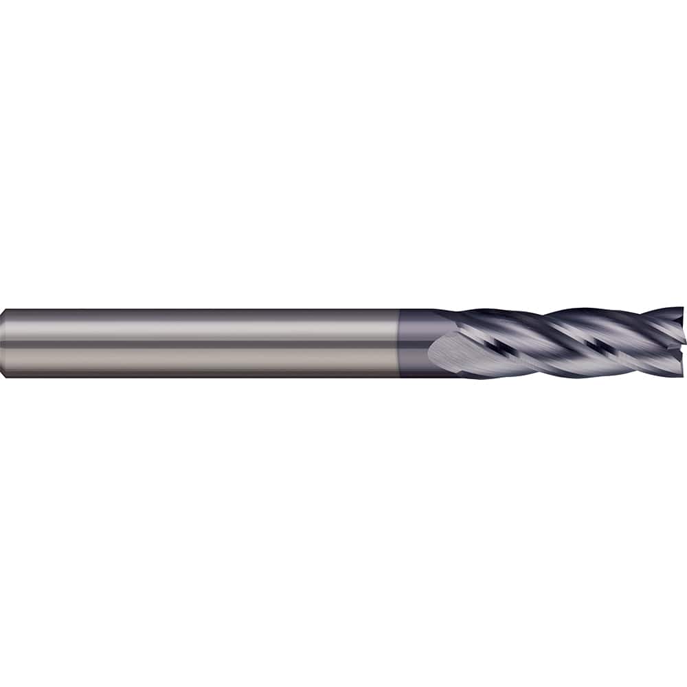 Micro 100 - Square End Mills; Mill Diameter (Inch): 1/32 ; Mill Diameter (Decimal Inch): 0.0312 ; Length of Cut (mm): 1.6000 ; Length of Cut (Decimal Inch): 0.0630 ; Material: Solid Carbide ; Finish/Coating: AlTiN - Exact Industrial Supply