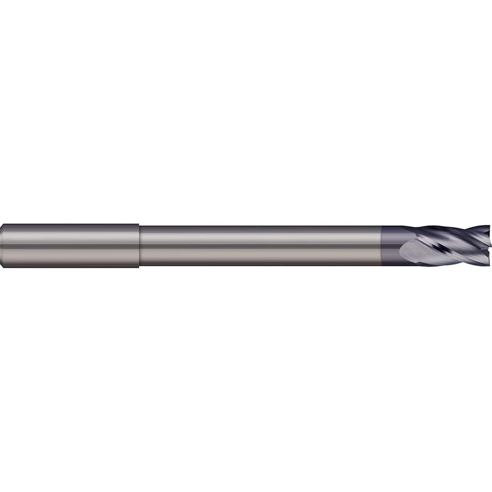 Micro 100 - Square End Mills; Mill Diameter (mm): 3.00 ; Mill Diameter (Decimal Inch): 0.1181 ; Length of Cut (mm): 8.0000 ; Length of Cut (Decimal Inch): 0.3150 ; Material: Solid Carbide ; Finish/Coating: AlTiN - Exact Industrial Supply