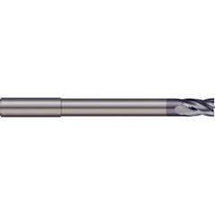 Micro 100 - Square End Mills; Mill Diameter (mm): 3.00 ; Mill Diameter (Decimal Inch): 0.1181 ; Length of Cut (mm): 8.0000 ; Length of Cut (Decimal Inch): 0.3150 ; Material: Solid Carbide ; Finish/Coating: AlTiN - Exact Industrial Supply