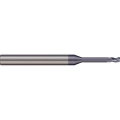 Micro 100 - Square End Mills; Mill Diameter (Inch): 3/16 ; Mill Diameter (Decimal Inch): 0.1875 ; Length of Cut (Decimal Inch): 0.2000 ; Material: Solid Carbide ; Finish/Coating: nACRo ; Shank Diameter (Inch): 1/4 - Exact Industrial Supply