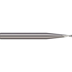 Micro 100 - Square End Mills; Mill Diameter (Decimal Inch): 0.0250 ; Length of Cut (mm): 1.9000 ; Length of Cut (Decimal Inch): 0.0750 ; Material: Solid Carbide ; Finish/Coating: Uncoated ; Shank Diameter (Inch): 1/8 - Exact Industrial Supply