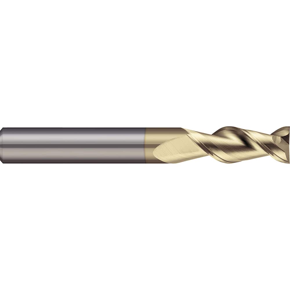 Micro 100 - Square End Mills; Mill Diameter (Inch): 1/16 ; Mill Diameter (Decimal Inch): 0.0625 ; Length of Cut (Decimal Inch): 0.1880 ; Material: Solid Carbide ; Finish/Coating: ZrN ; Shank Diameter (Inch): 1/8 - Exact Industrial Supply