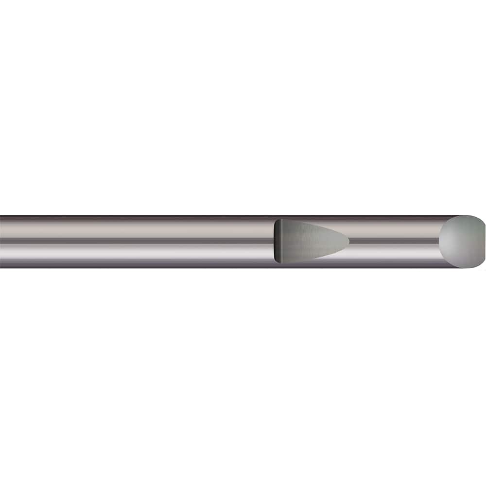 Micro 100 - Tool Bit Blanks; Material: Solid Carbide ; End Shape: Round ; Width/Diameter (Inch): 1/2 ; Overall Length (Inch): 3 - Exact Industrial Supply