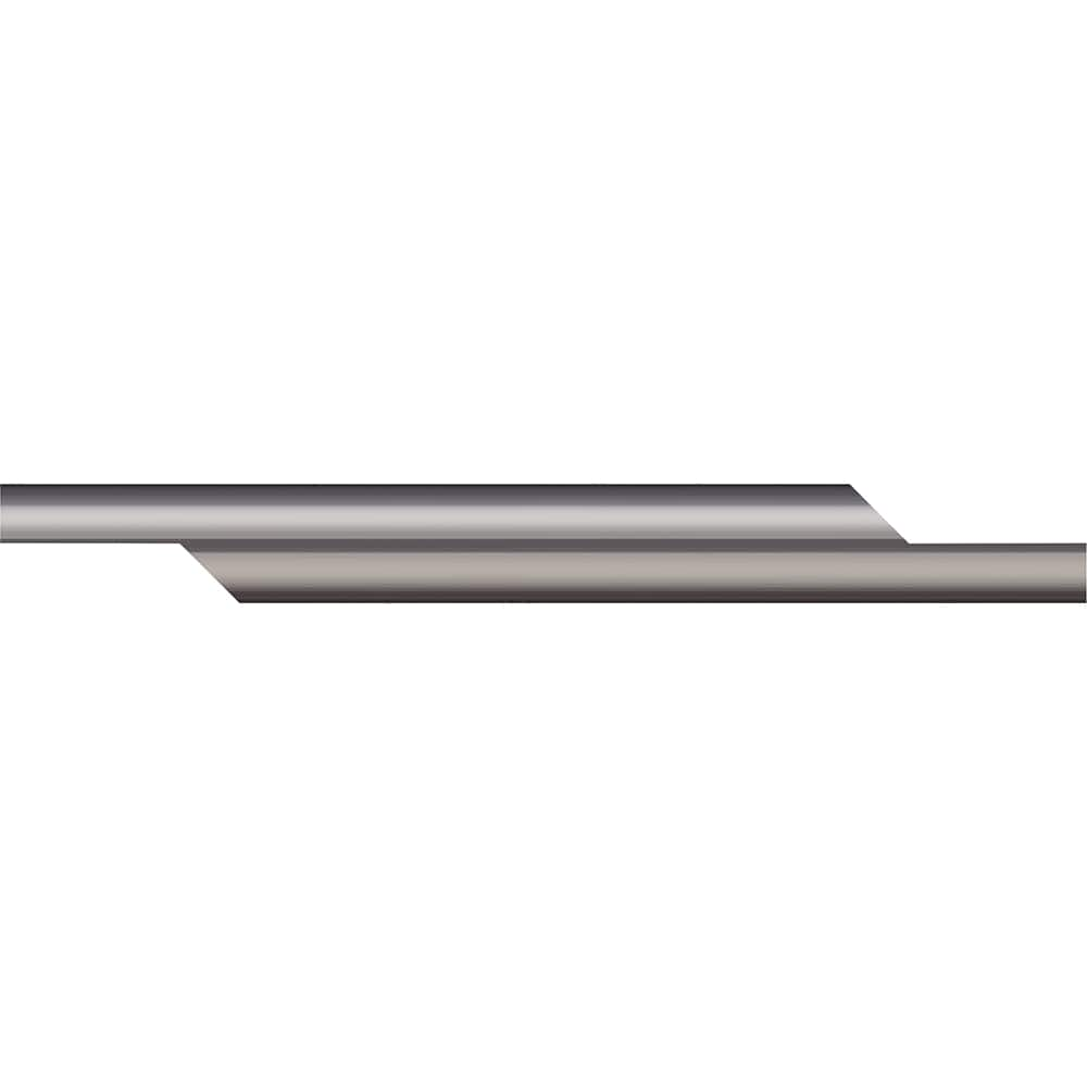 Micro 100 - Tool Bit Blanks; Material: Solid Carbide ; End Shape: Split End ; Width/Diameter (Inch): 1/8 ; Overall Length (Inch): 2 - Exact Industrial Supply