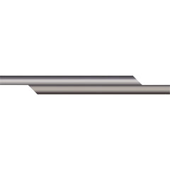 Micro 100 - Tool Bit Blanks; Material: Solid Carbide ; End Shape: Split End ; Width/Diameter (Inch): 5/16 ; Overall Length (Inch): 4 - Exact Industrial Supply