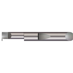 Grooving Tool: Full Radius Solid Carbide, 3/8″ Shank Dia, 0.069″ Groove Width