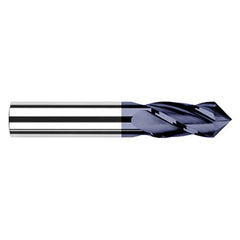 ‎0.6250″ (5/8″) Cutter Diameter × 1.2500″ (1-1/4″) Length of Cut × 90° included Carbide Drill/End Mill, 4 Flutes, AlTiN Coated - Exact Industrial Supply