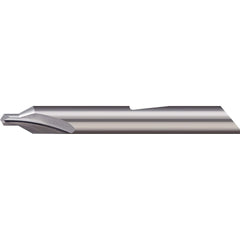 Micro 100 - #6 60° 1/2" Body Diam Solid Carbide Combo Drill & Countersink - Exact Industrial Supply