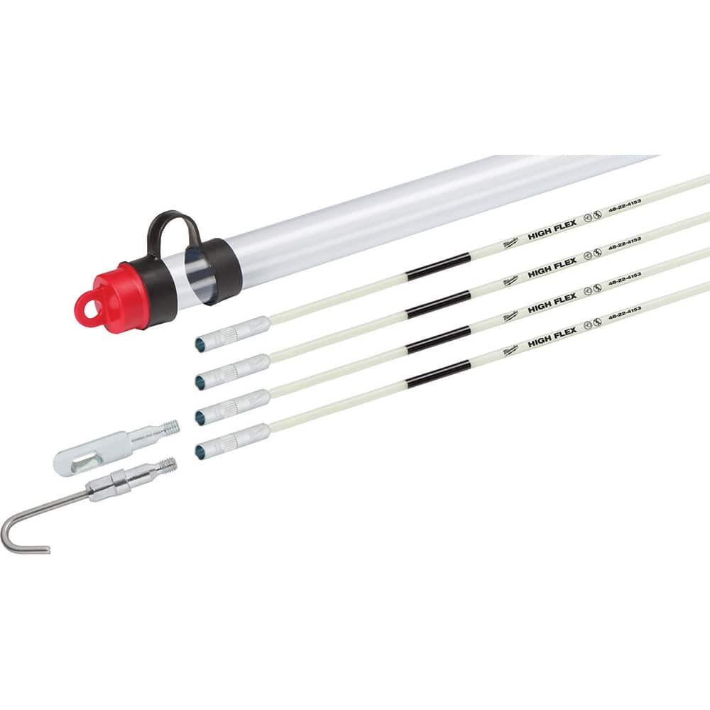 Line Fishing System Kits & Components; Component Type: Fish Rod Kit; Includes: (3) High Flex Sticks , Bullet Nose, Hook Tips, Storage Tube w/Accessory Storage In Tube Cap; Overall Length (Feet): 15; Number of Pieces: 6