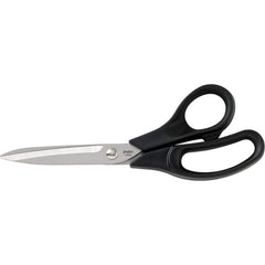 Fiskars - Scissors & Shears; Blade Material: Stainless Steel ; Handle Material: Nylon ; Length of Cut (Inch): 2.8 ; Handle Style: Bent ; Overall Length Range: 7" - Exact Industrial Supply