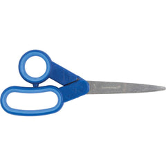 Fiskars - Scissors & Shears; Blade Material: Stainless Steel ; Handle Material: Plastic ; Length of Cut (Inch): 1.4 ; Handle Style: Offset; Soft Grip ; Overall Length Range: 6" - Exact Industrial Supply