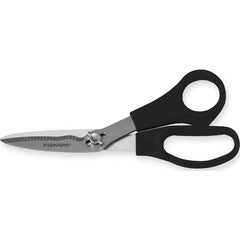 Fiskars - Scissors & Shears; Blade Material: Stainless Steel ; Handle Material: Plastic ; Length of Cut (Inch): 2.3 ; Handle Style: Take Apart ; Overall Length Range: 7" - Exact Industrial Supply