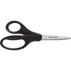 Fiskars - Scissors & Shears; Blade Material: Stainless Steel ; Handle Material: Plastic ; Length of Cut (Inch): 1.4 ; Handle Style: Offset ; Overall Length Range: 6" - Exact Industrial Supply