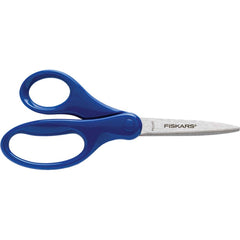 Fiskars - Scissors & Shears; Blade Material: Stainless Steel ; Handle Material: Plastic ; Length of Cut (Inch): 2 ; Handle Style: Offset ; Overall Length Range: 6" - Exact Industrial Supply
