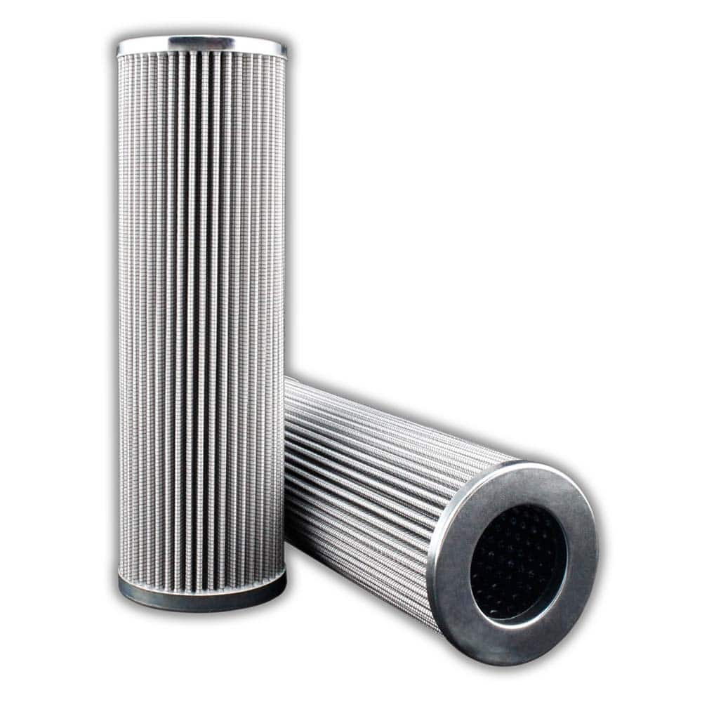 Replacement/Interchange Hydraulic Filter Element: Microglass, 10  µ