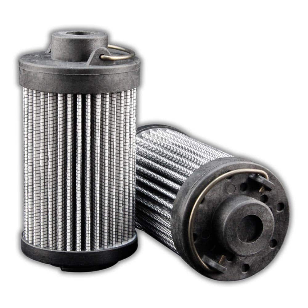 Replacement/Interchange Hydraulic Filter Element: Microglass, 10  µ