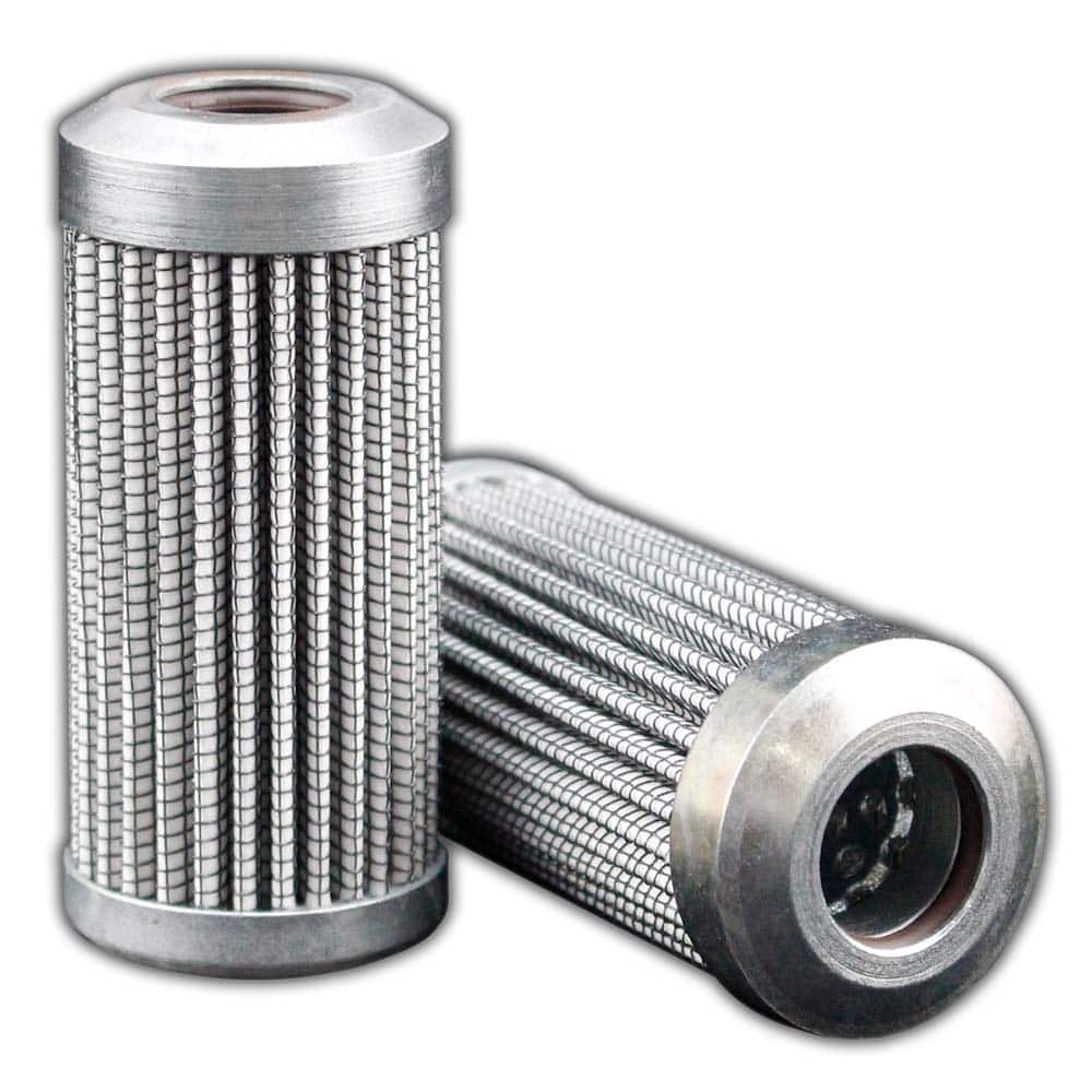 Replacement/Interchange Hydraulic Filter Element: Microglass, 10  µ