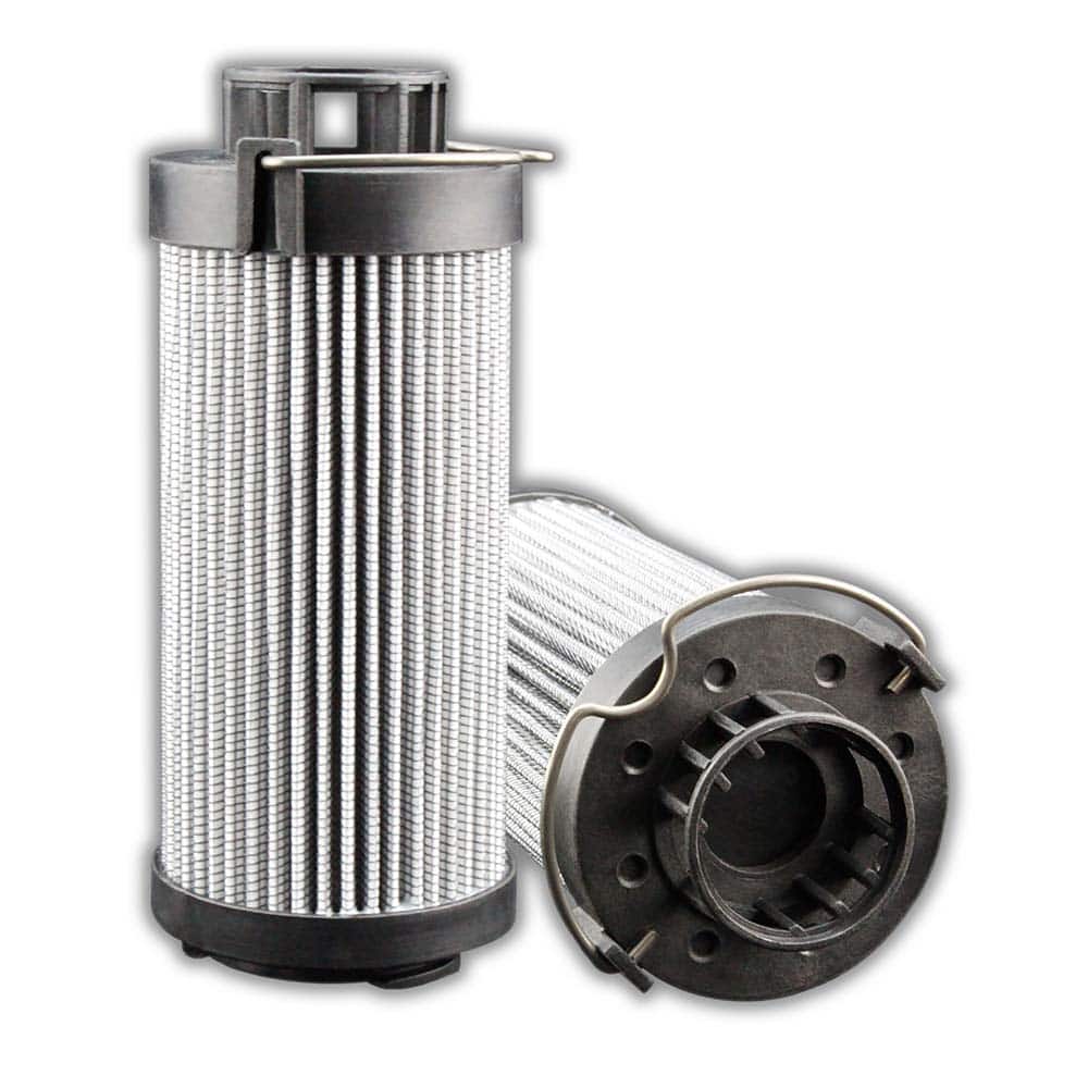 Replacement/Interchange Hydraulic Filter Element: Microglass, 10  µ