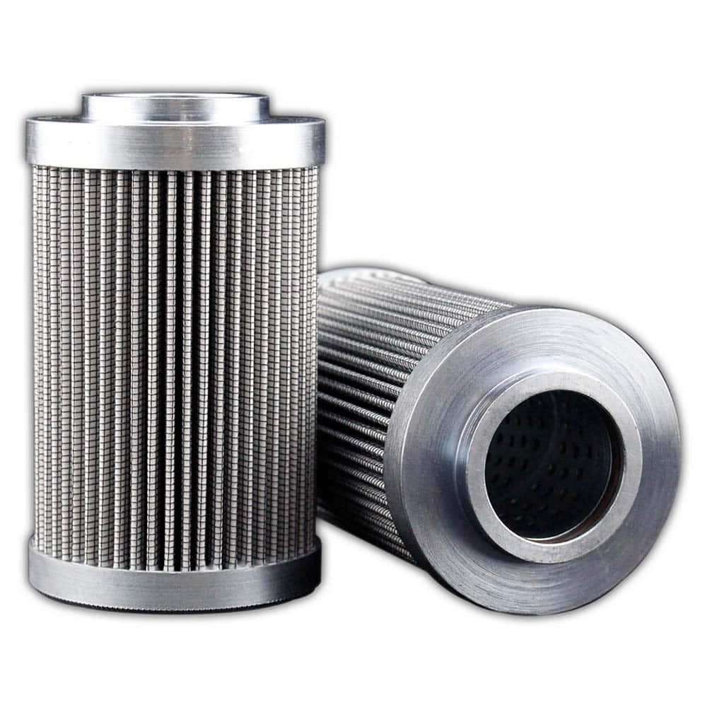 Replacement/Interchange Hydraulic Filter Element: Microglass, 10  µ