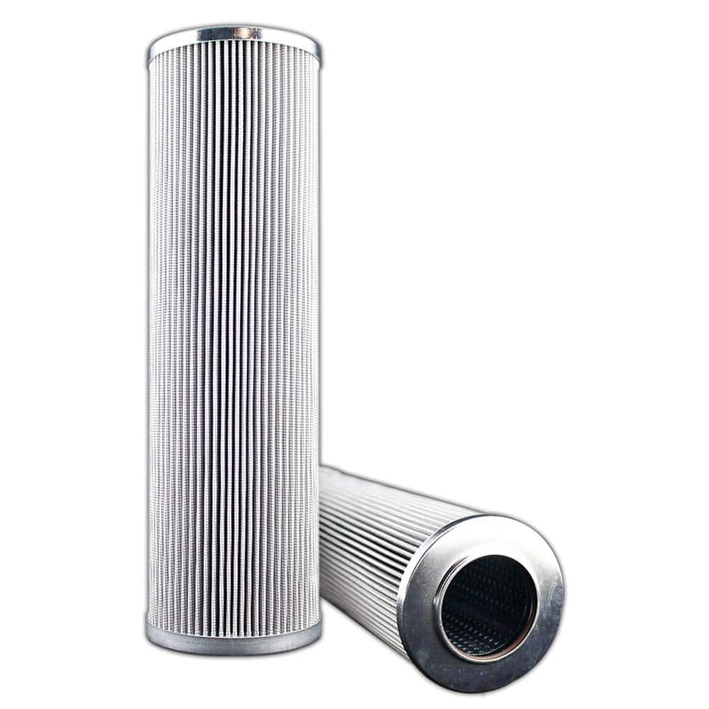 Replacement/Interchange Hydraulic Filter Element: Microglass, 10  µ