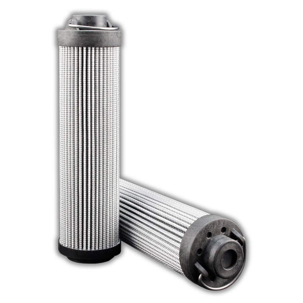 Replacement/Interchange Hydraulic Filter Element: Microglass, 10  µ