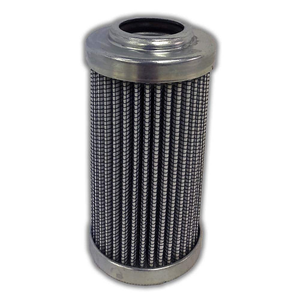 Replacement/Interchange Hydraulic Filter Element: Microglass, 10  µ