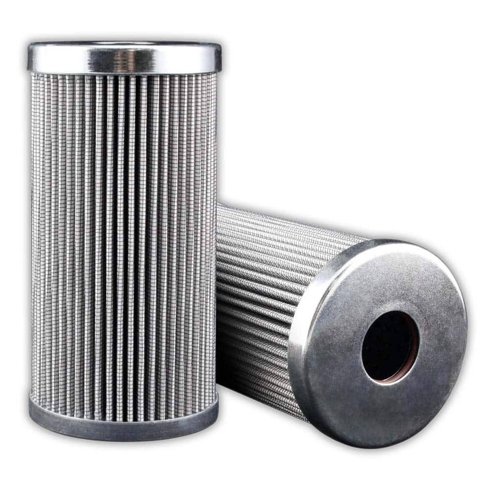 Replacement/Interchange Hydraulic Filter Element: Microglass, 10  µ