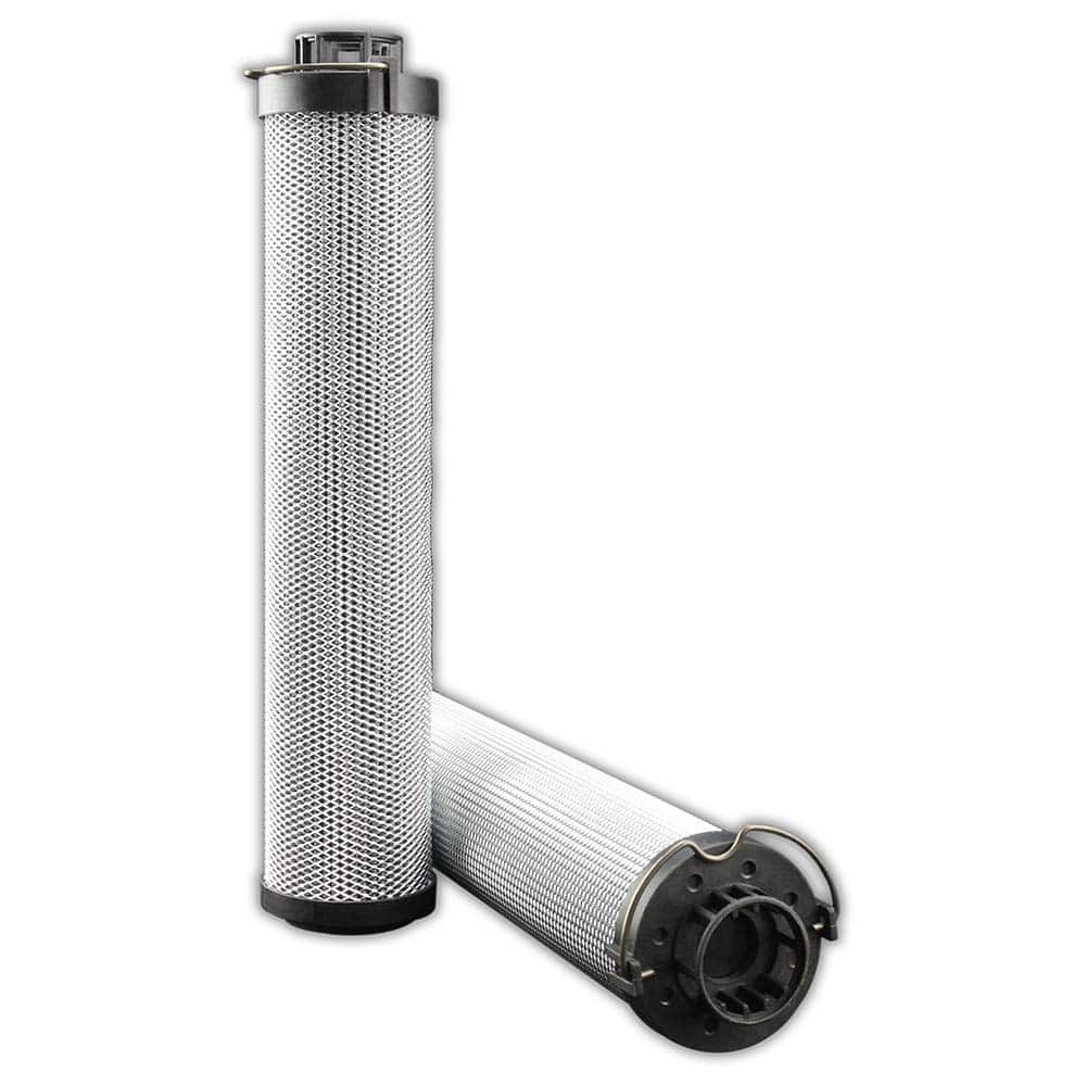 Replacement/Interchange Hydraulic Filter Element: Microglass, 10  µ