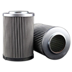 Replacement/Interchange Hydraulic Filter Element: Microglass, 10  µ