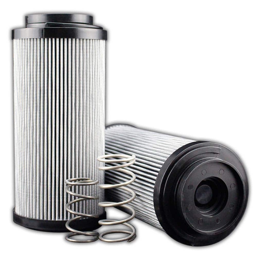 Replacement/Interchange Hydraulic Filter Element: Microglass, 10  µ