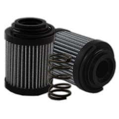 Replacement/Interchange Hydraulic Filter Element: Microglass, 10  µ