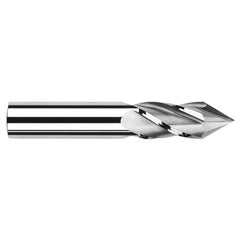 0.1181″ Cutter Diameter × 0.3750″ (3/8″) Length of Cut × 90° included Carbide Drill/End Mill, 4 Flutes - Exact Industrial Supply