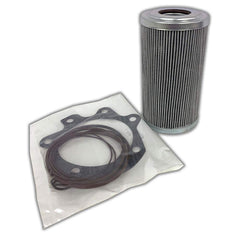 Replacement/Interchange Hydraulic Filter Element: Microglass, 40  µ