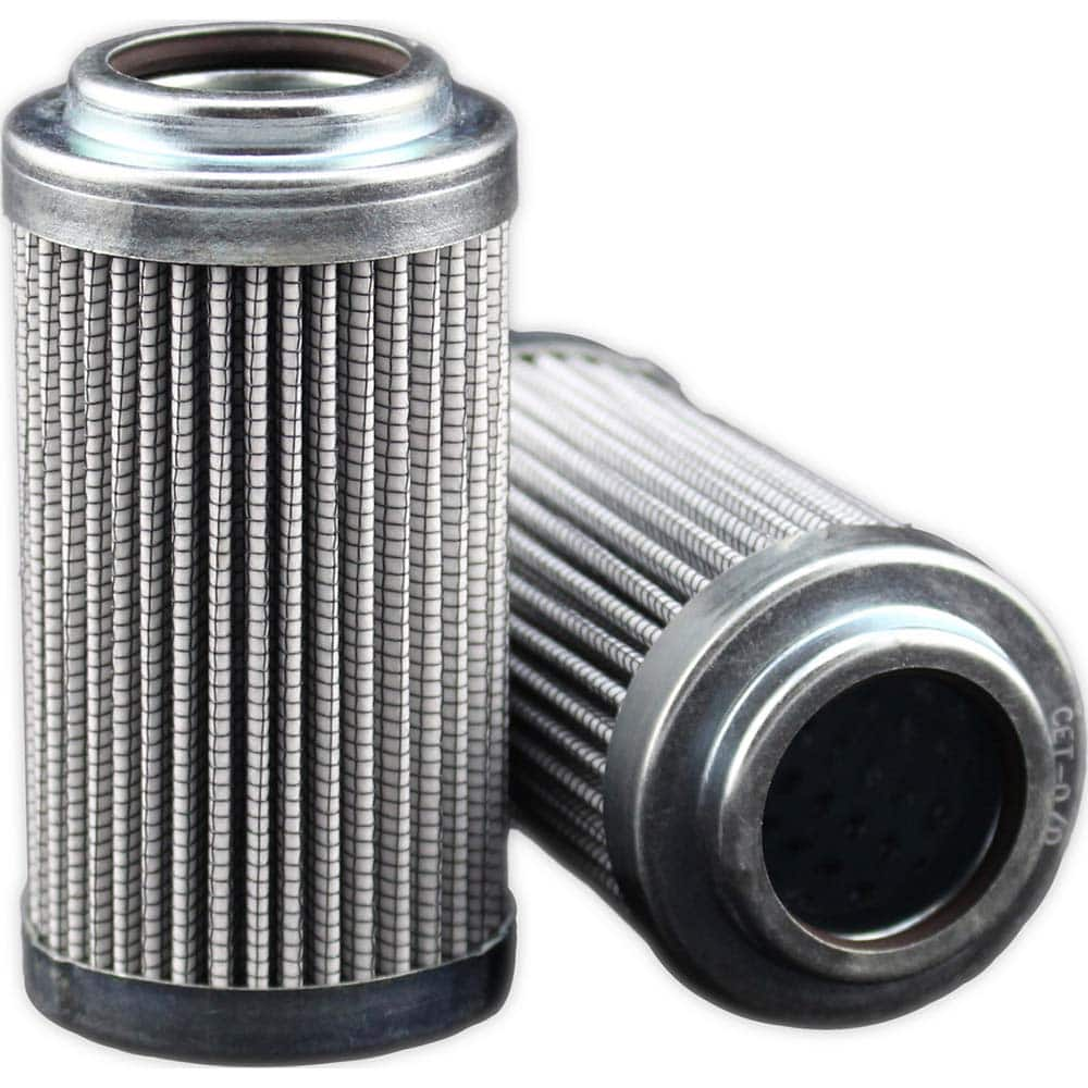 Replacement/Interchange Hydraulic Filter Element: Microglass, 10  µ